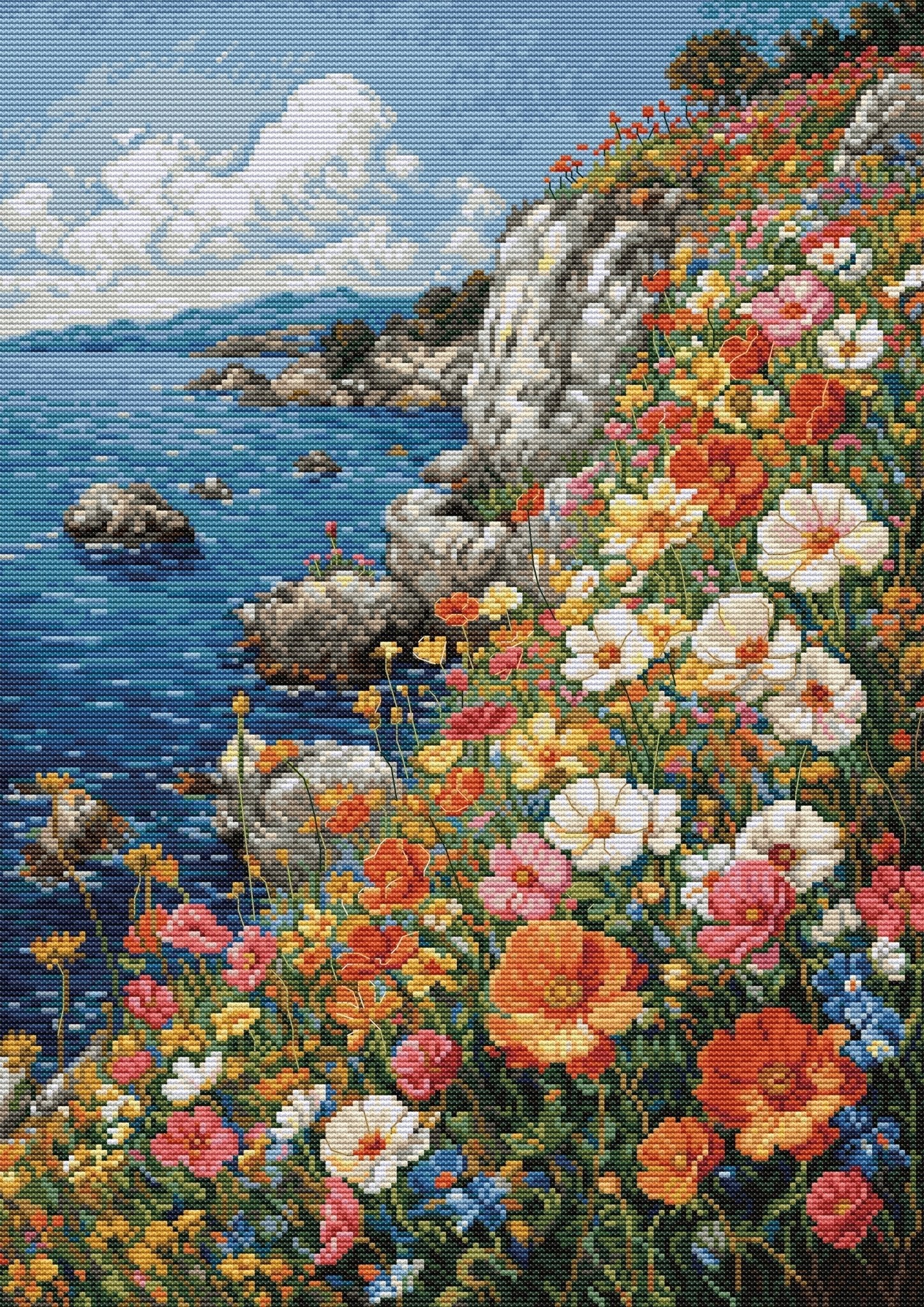 Cross Stitch Kit Luca - S - Summer perfume, BU5054 - Luca - S Yarns