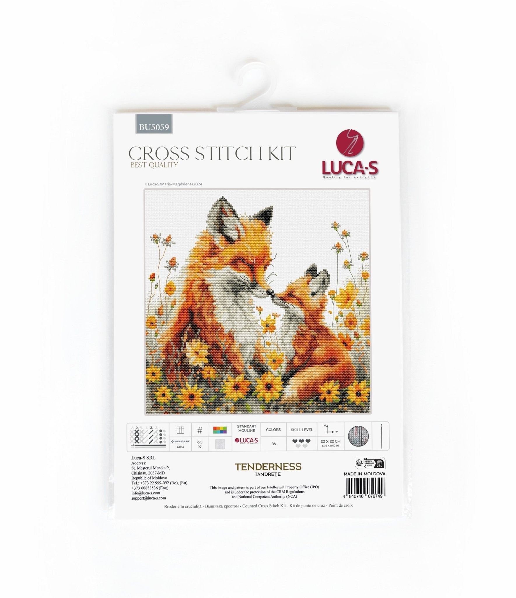 Cross Stitch Kit Luca - S - Tenderness, BU5059 - Luca - S Yarns