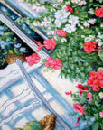 Cross Stitch Kit Luca - S - Terrace with flowers, BU4017 - Luca - S Yarns