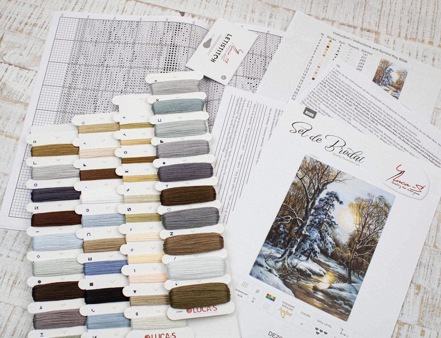 Cross Stitch Kit Luca - S - Thaw, B596 - Luca - S Yarns