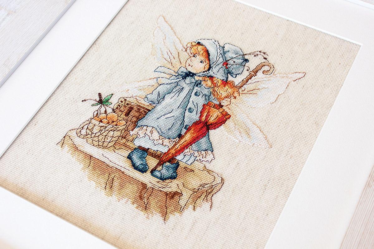 Cross Stitch Kit Luca - S - The Autumn Fairy, B1110 - Luca - S Yarns
