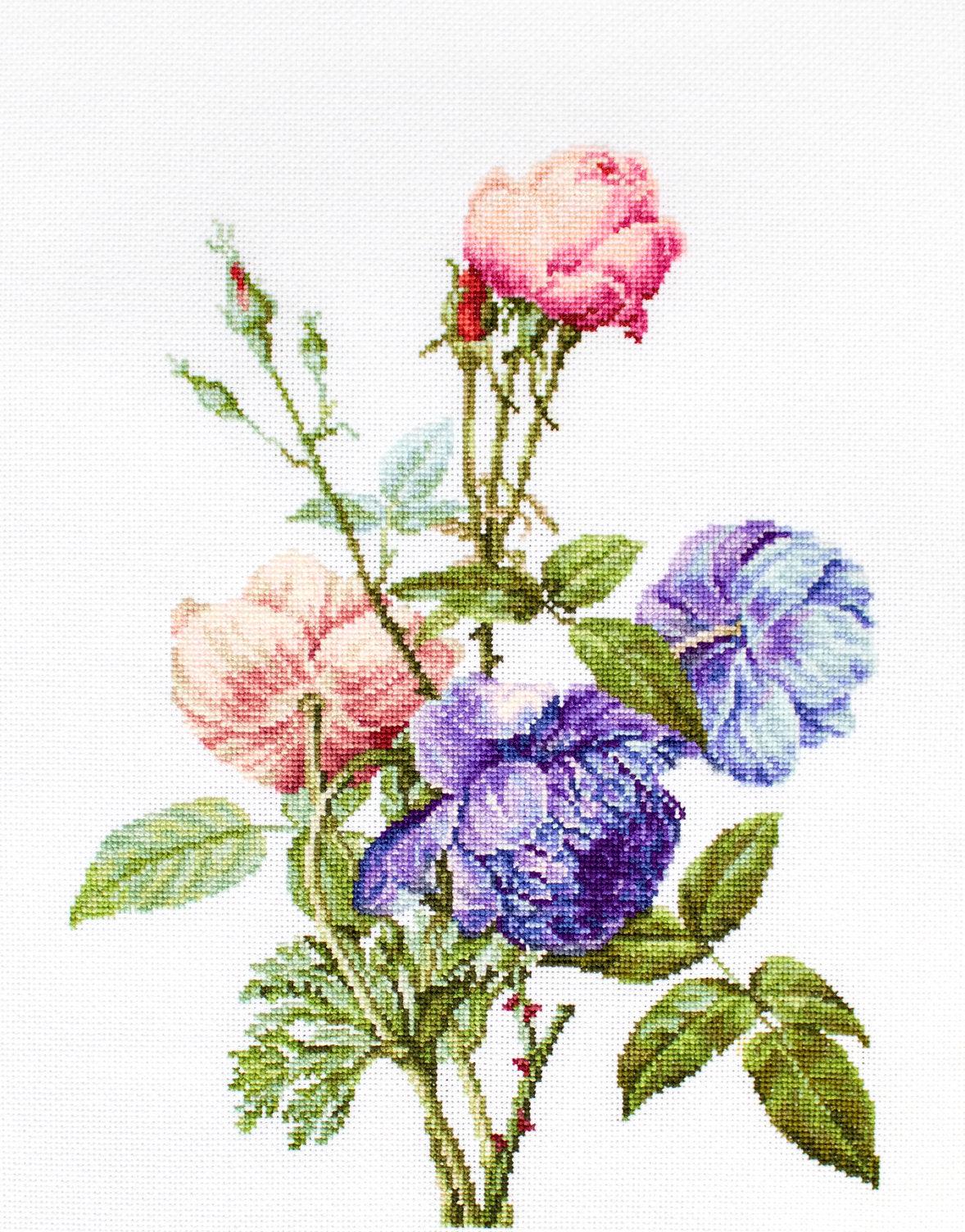 Cross Stitch Kit Luca - S - The Bouquet, B2349 - Luca - S Yarns