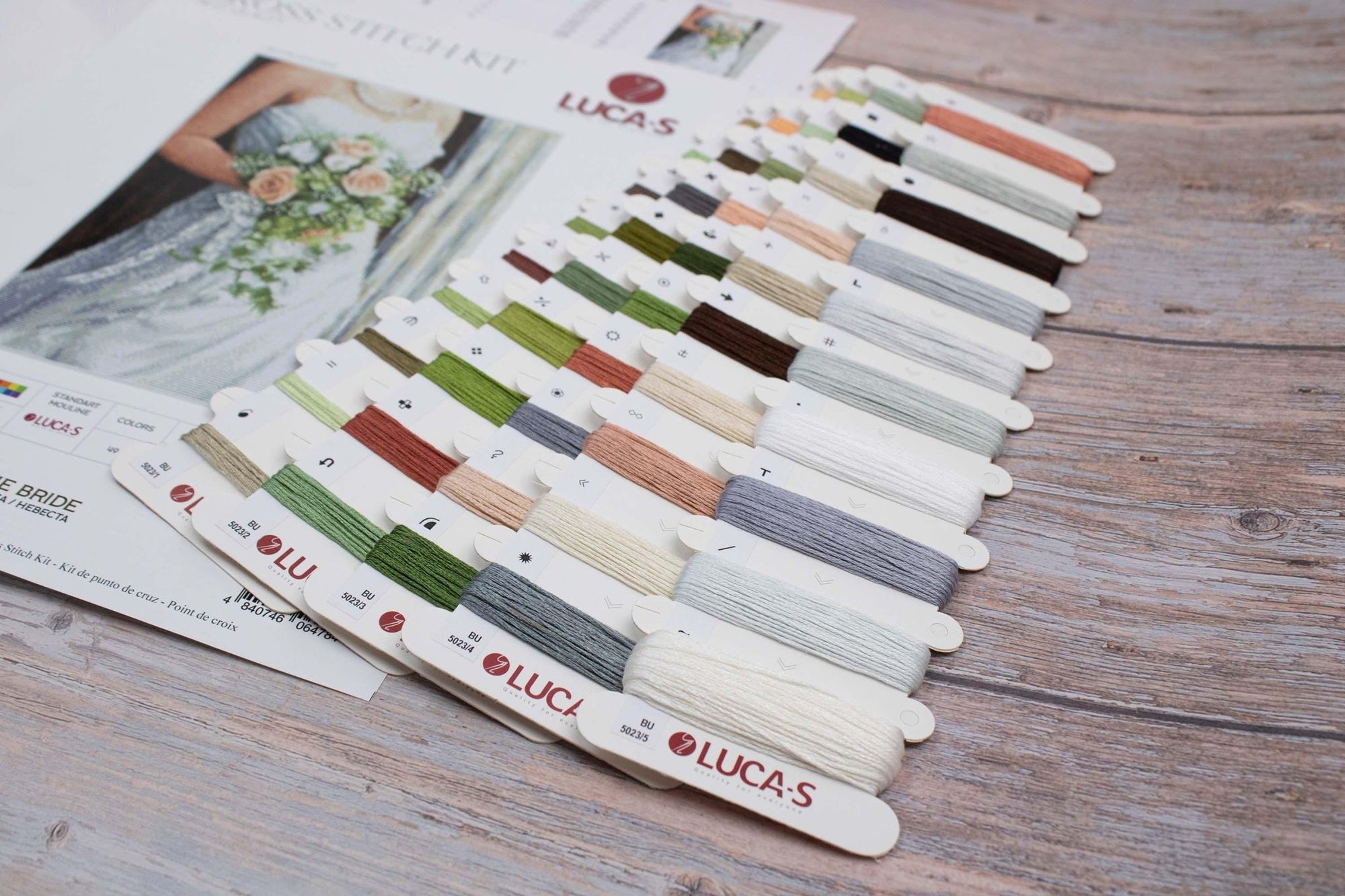 Cross Stitch Kit Luca - S - The Bride, BU5023 - Luca - S Yarns