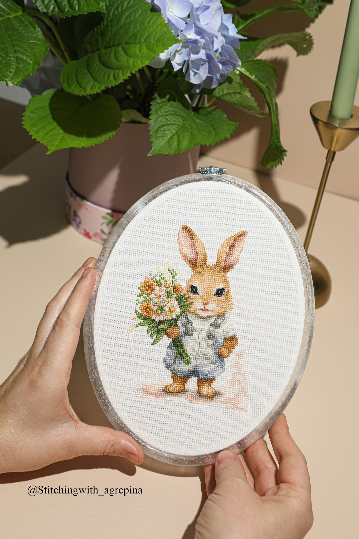 Cross Stitch Kit Luca - S - The Bunny&#39;s Surprise, B1409 - Luca - S Yarns