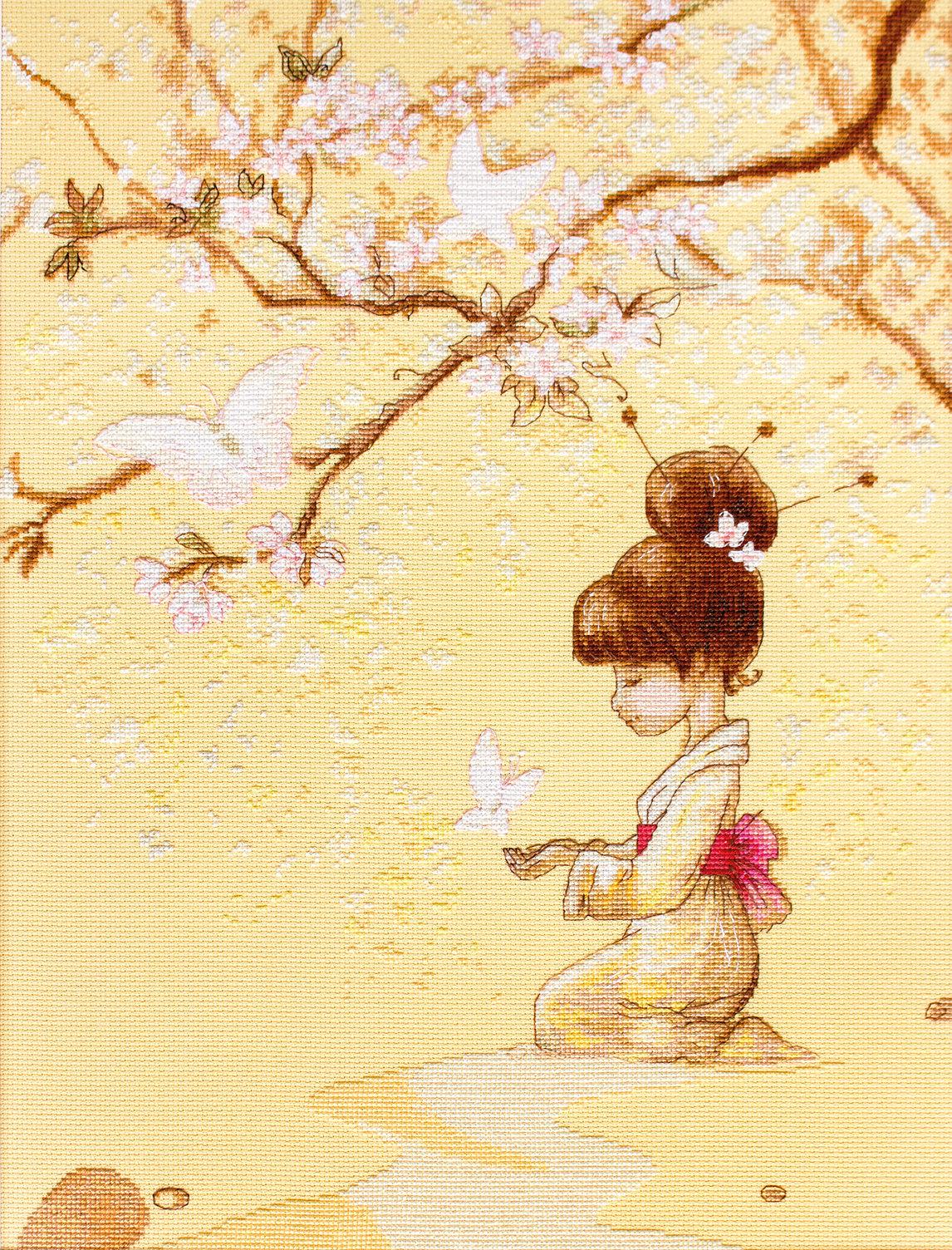 Cross Stitch Kit Luca - S - The butterflies, B1145 - Luca - S Yarns