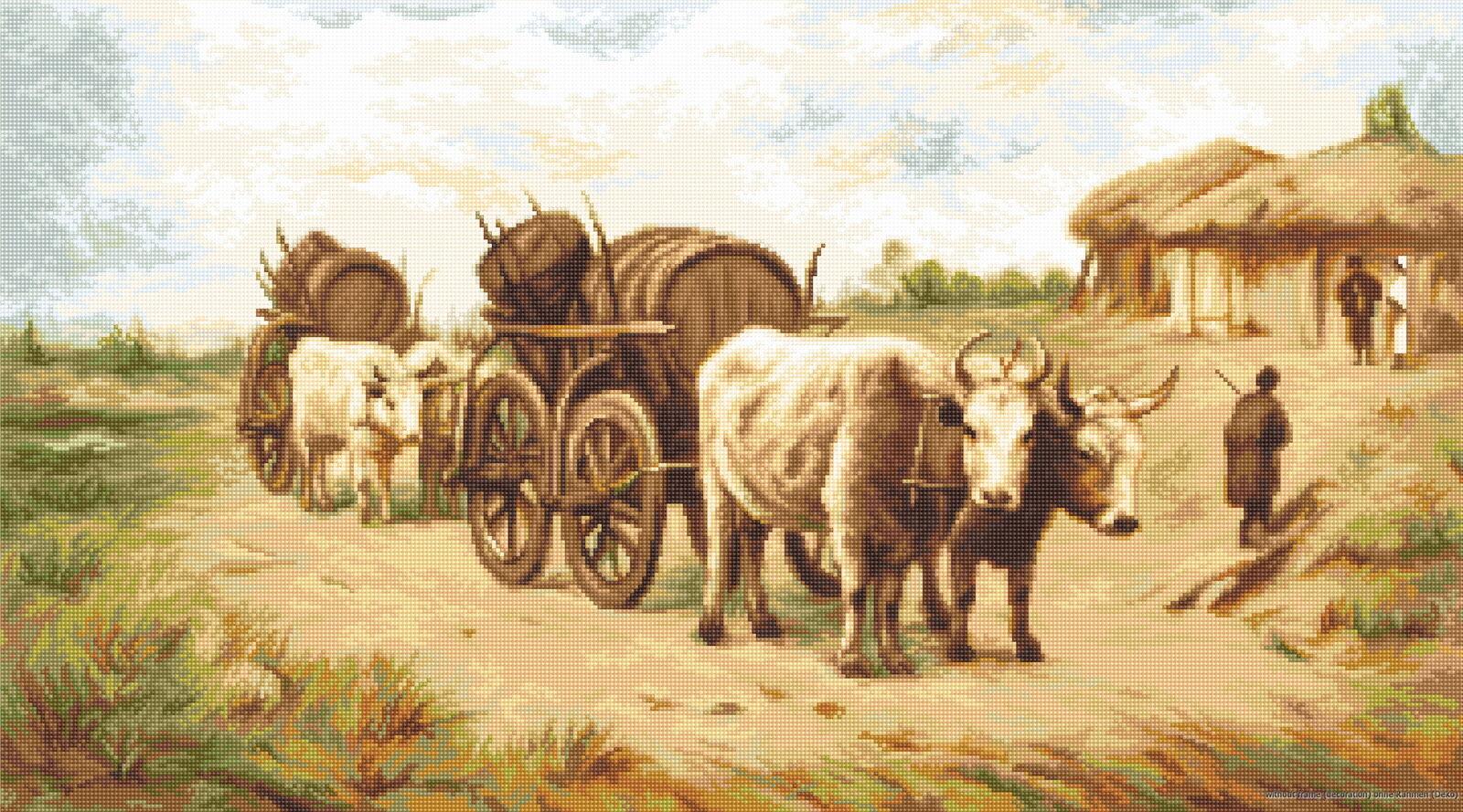 Cross Stitch Kit Luca - S - The Cart - Luca - S Yarns