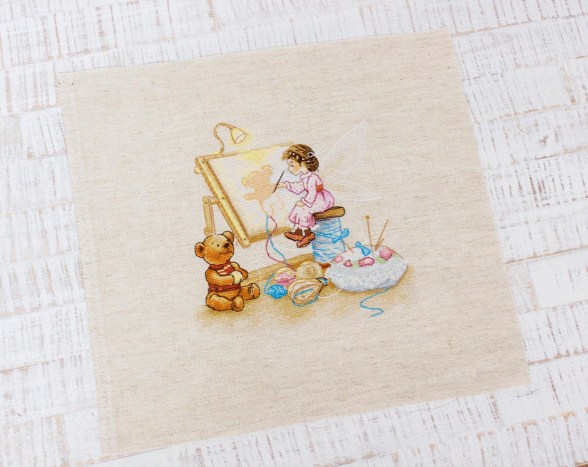 Cross Stitch Kit Luca - S - The cross stitch fairy B1130 - Luca - S Yarns