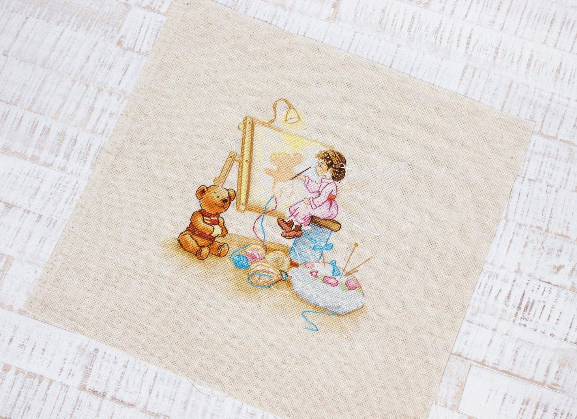 Cross Stitch Kit Luca - S - The cross stitch fairy B1130 - Luca - S Yarns