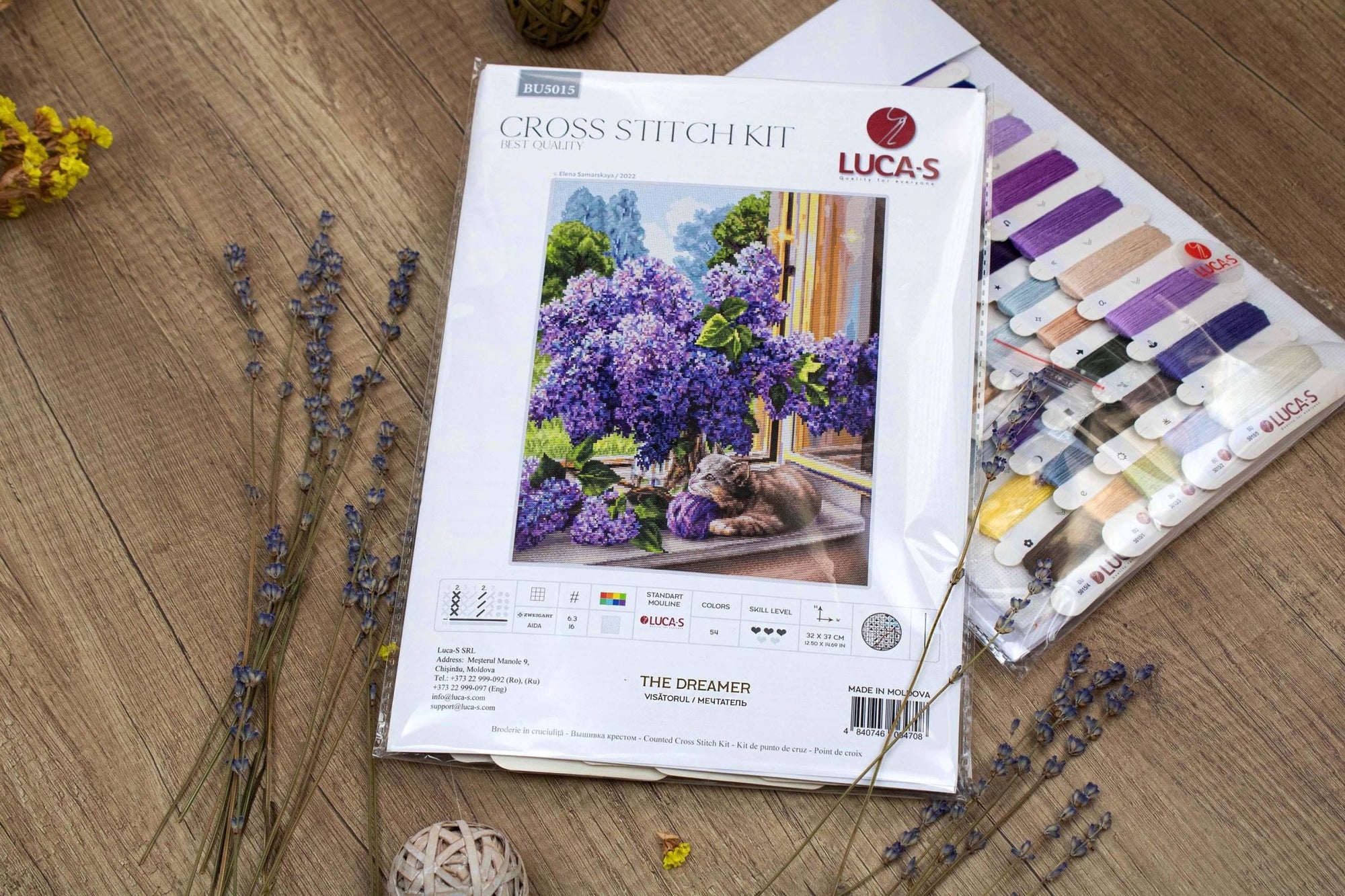 Cross Stitch Kit Luca - S - The Dreamer, BU5015 - Luca - S Yarns