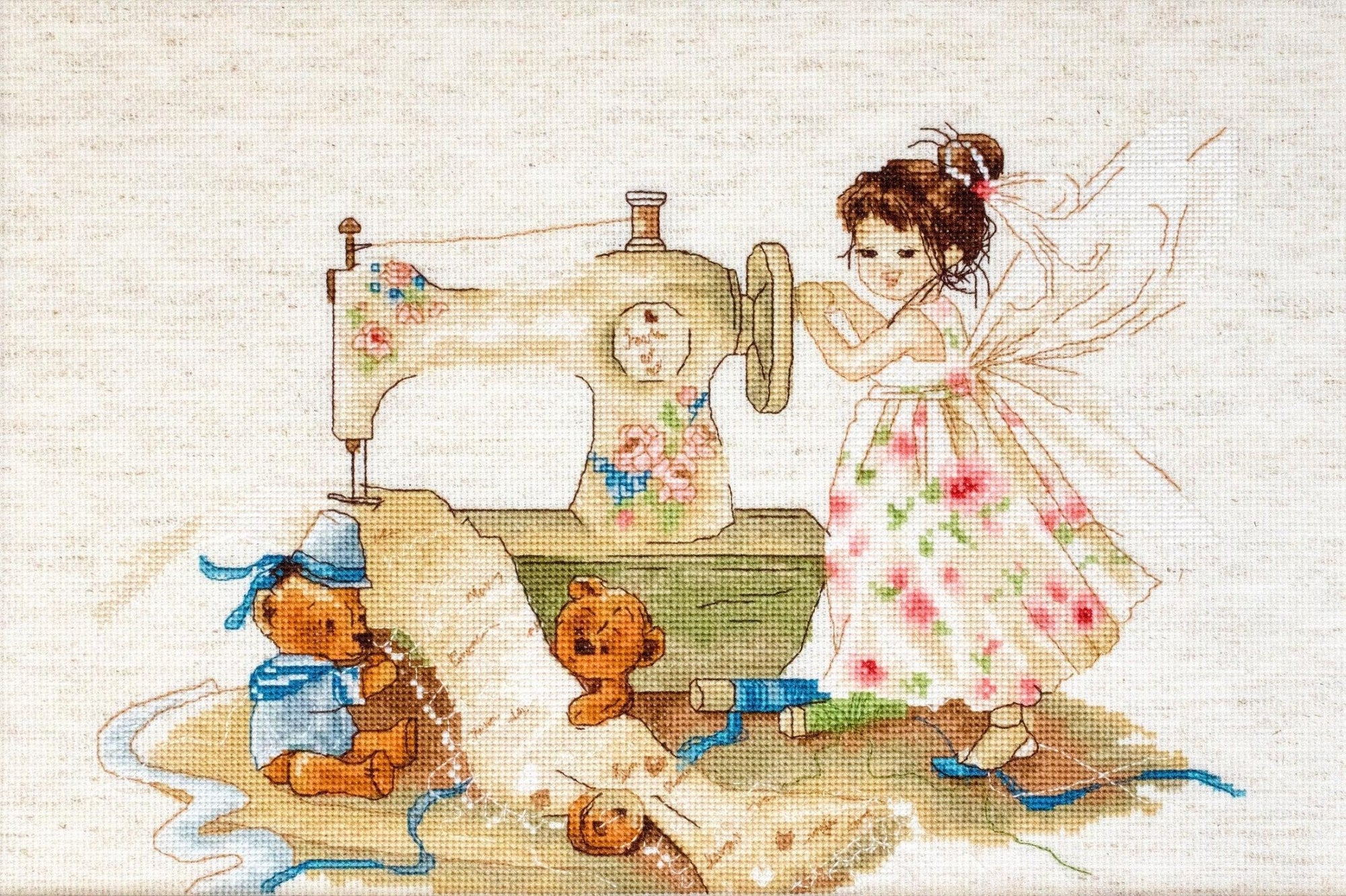 Cross Stitch Kit Luca - S - The Fairy Seamstress, B1116 - Luca - S Yarns