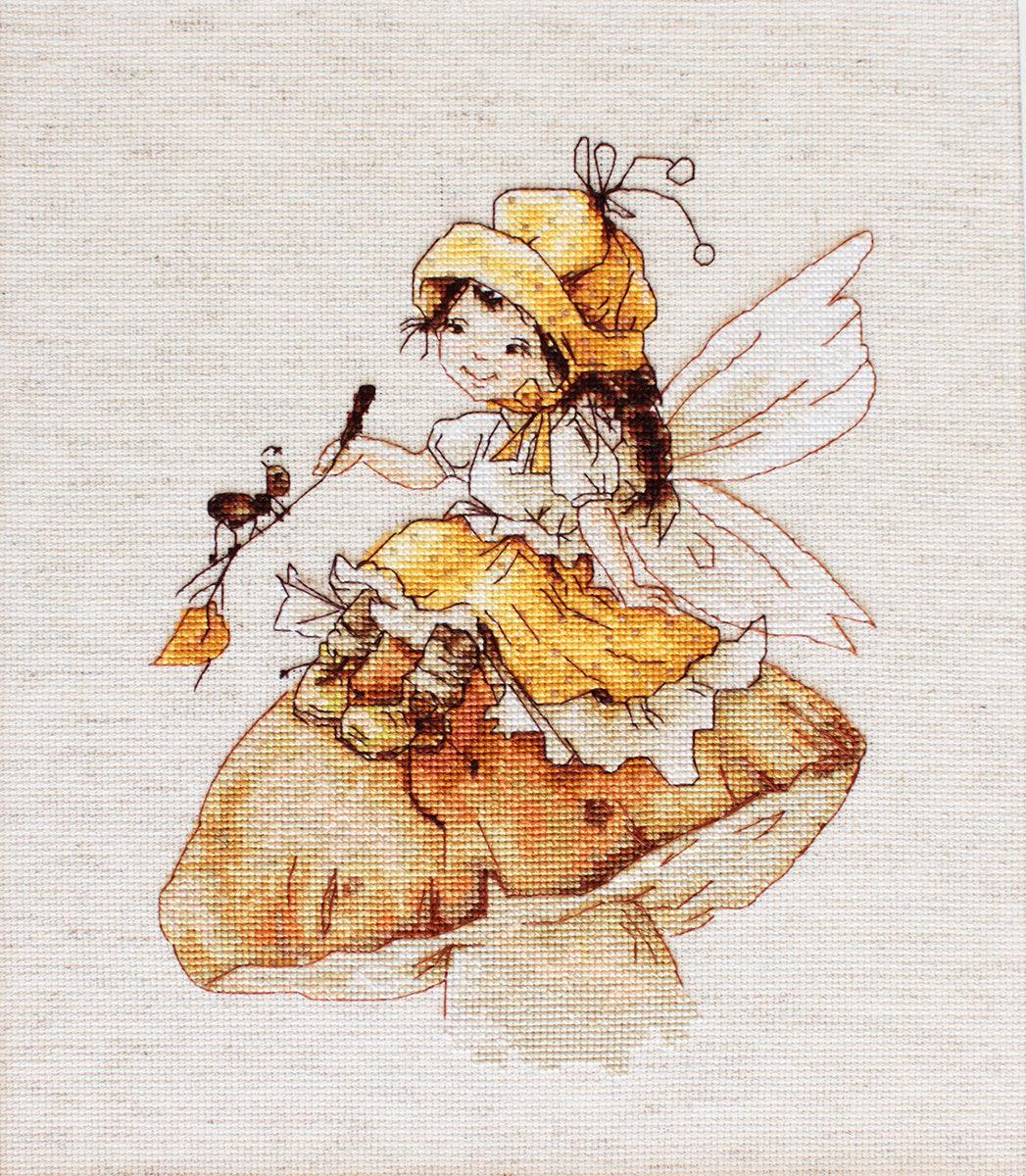 Cross Stitch Kit Luca - S - The fairy with mushrooms, B1109 - Luca - S Yarns