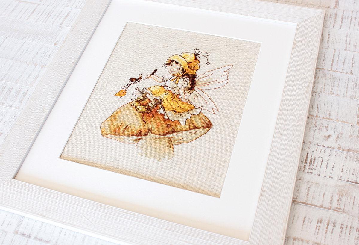 Cross Stitch Kit Luca - S - The fairy with mushrooms, B1109 - Luca - S Yarns