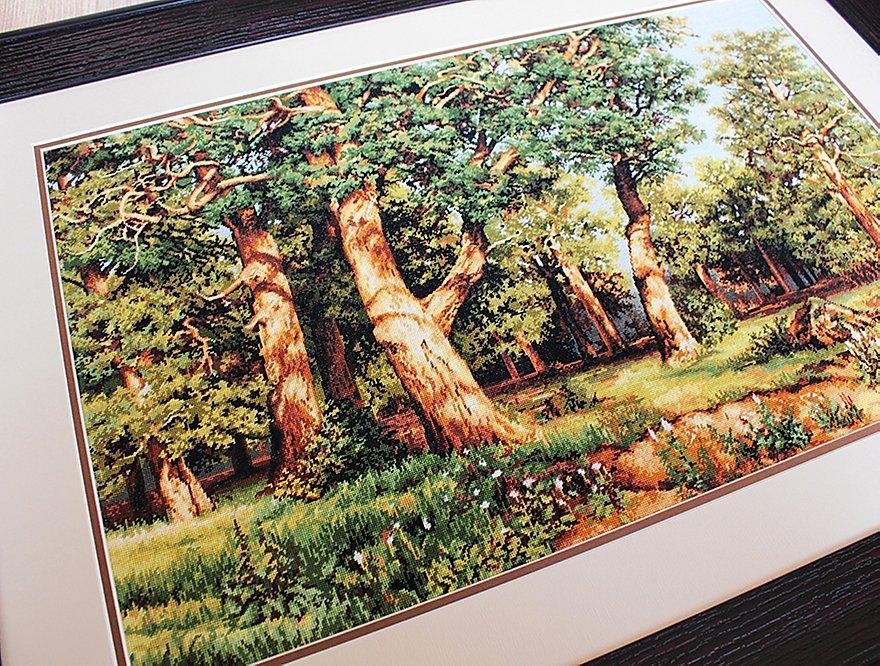 Cross Stitch Kit Luca - S - The forest, reproduction of I.I. Shishkin, B476 - Luca - S Yarns