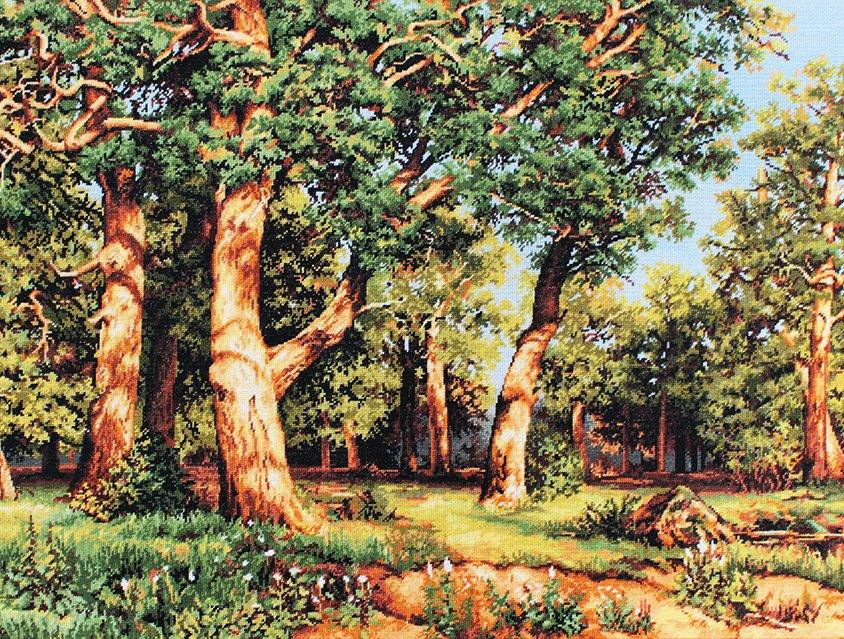 Cross Stitch Kit Luca - S - The forest, reproduction of I.I. Shishkin, B476 - Luca - S Yarns