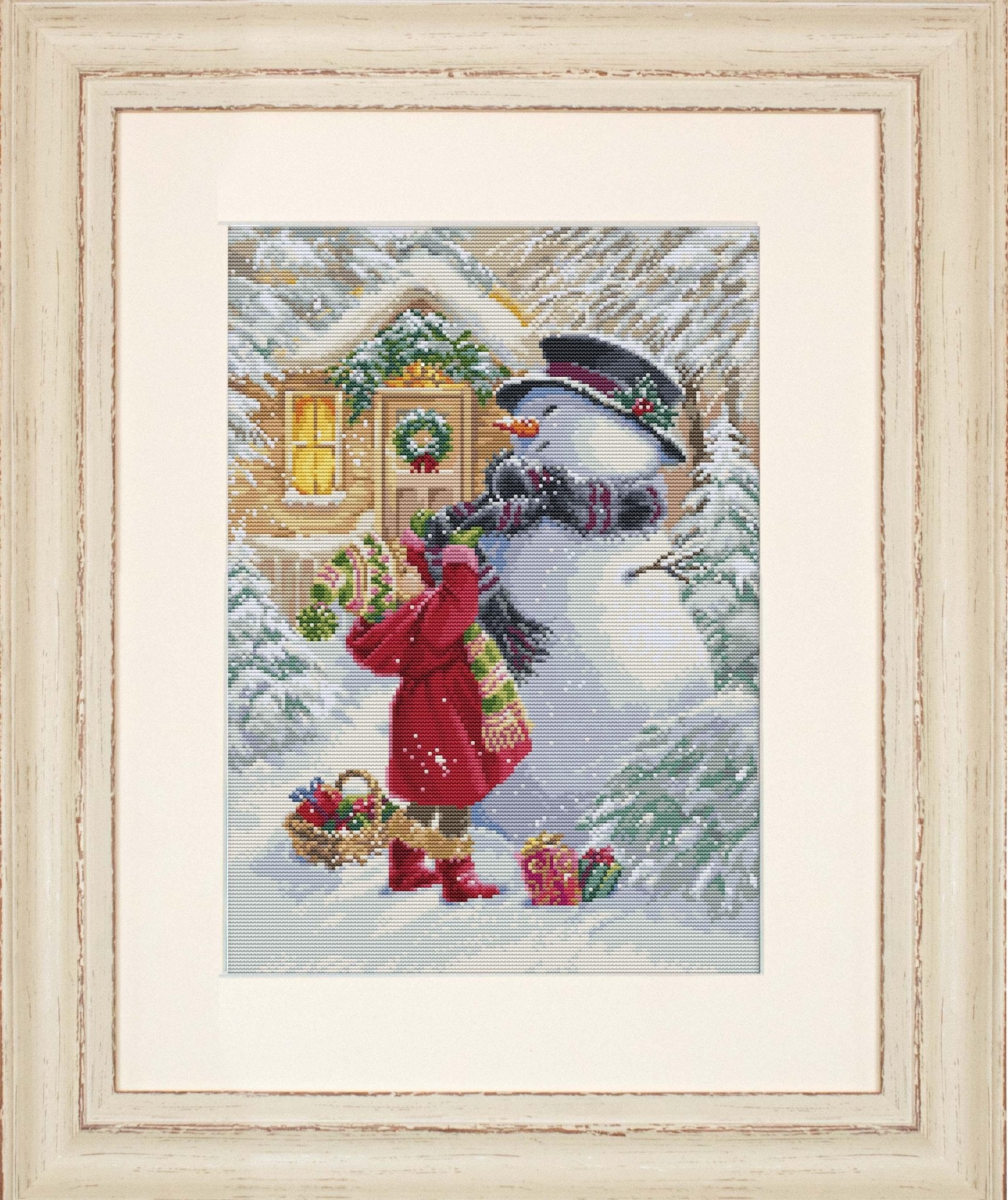 Cross Stitch Kit Luca - S - The Girl With Gifts, BU5018 - Luca - S Yarns