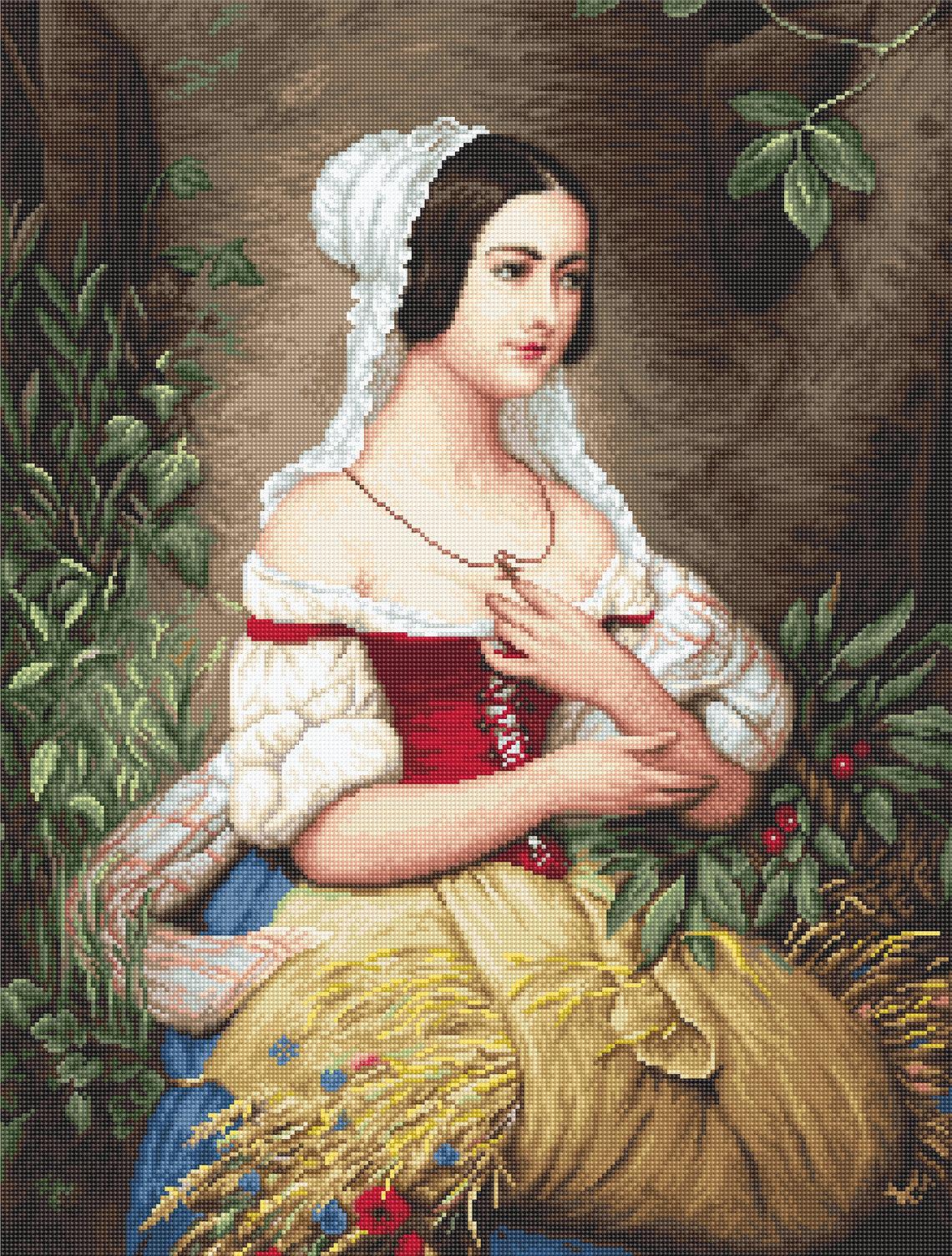 Cross Stitch Kit Luca - S - The Gleaner, B576 - Luca - S Yarns