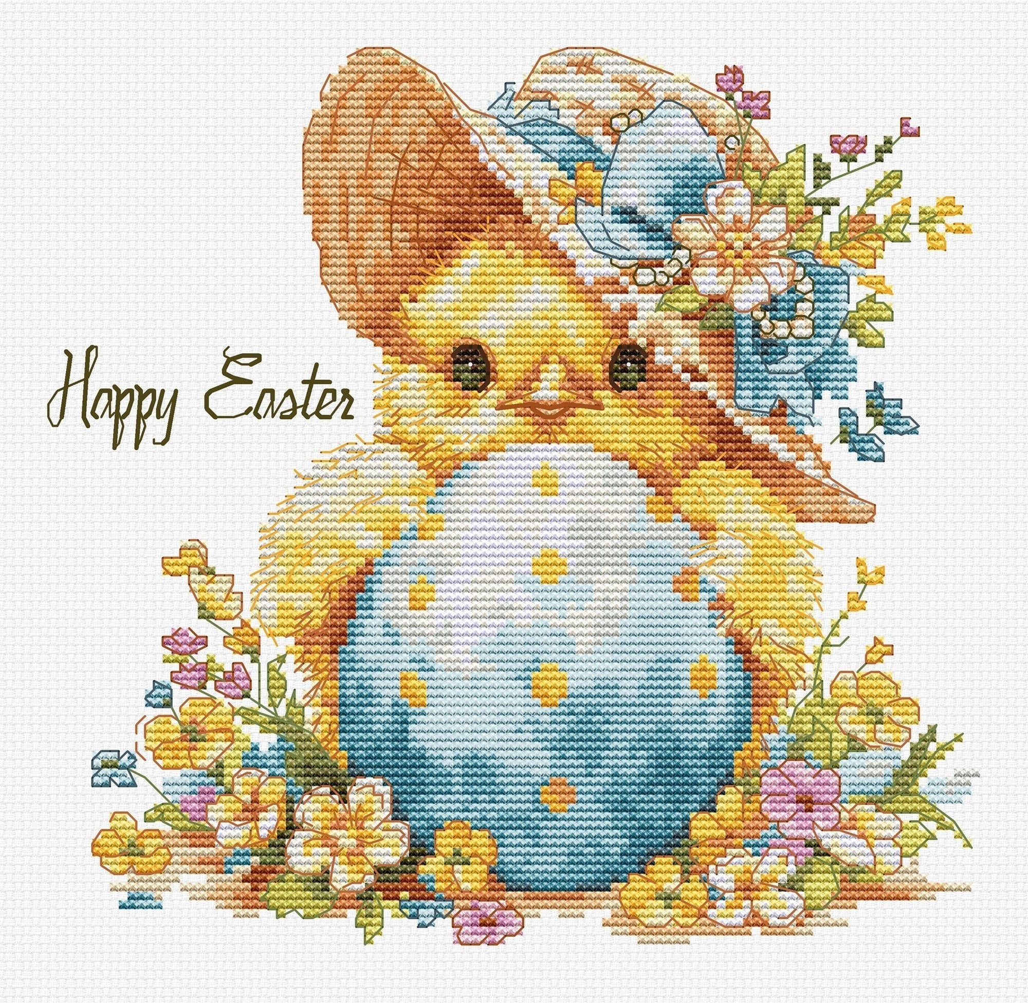 Cross Stitch Kit Luca - S - The Happy Chicken, B1412 - Luca - S Yarns