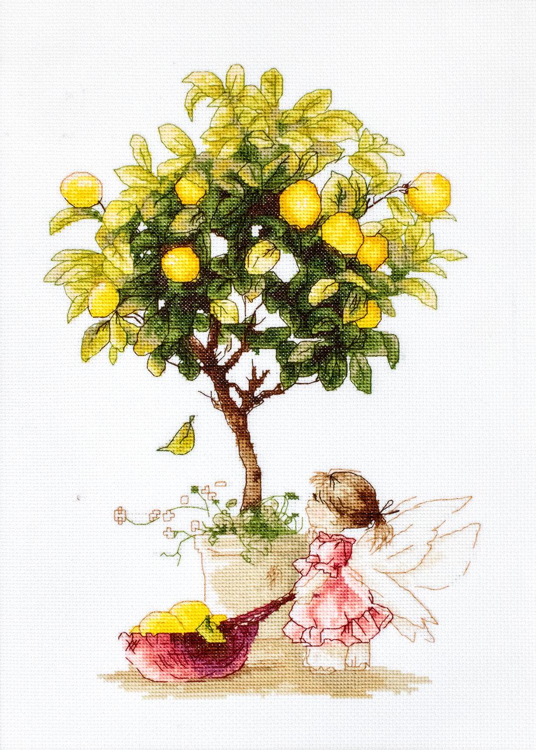 Cross Stitch Kit Luca - S - The Lemon Fairy, B1111 - Luca - S Yarns