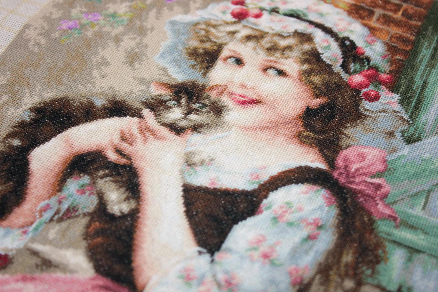 Cross Stitch Kit Luca - S - The Little Kitty, B538 - Luca - S Yarns