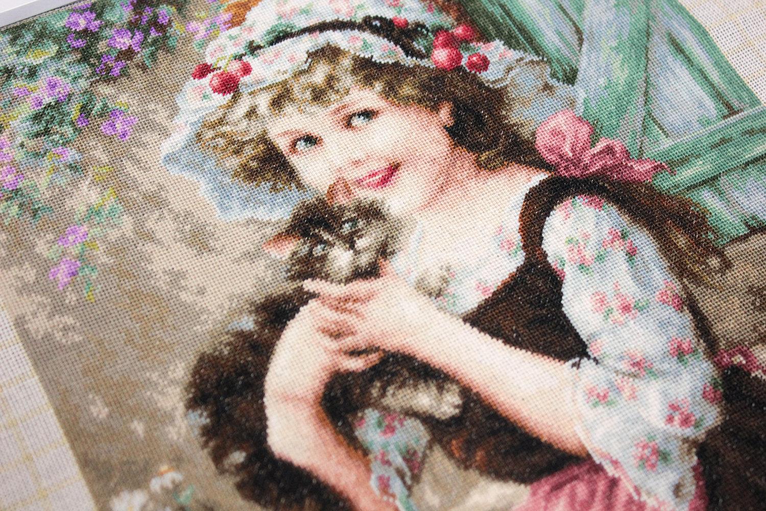 Cross Stitch Kit Luca - S - The Little Kitty, B538 - Luca - S Yarns