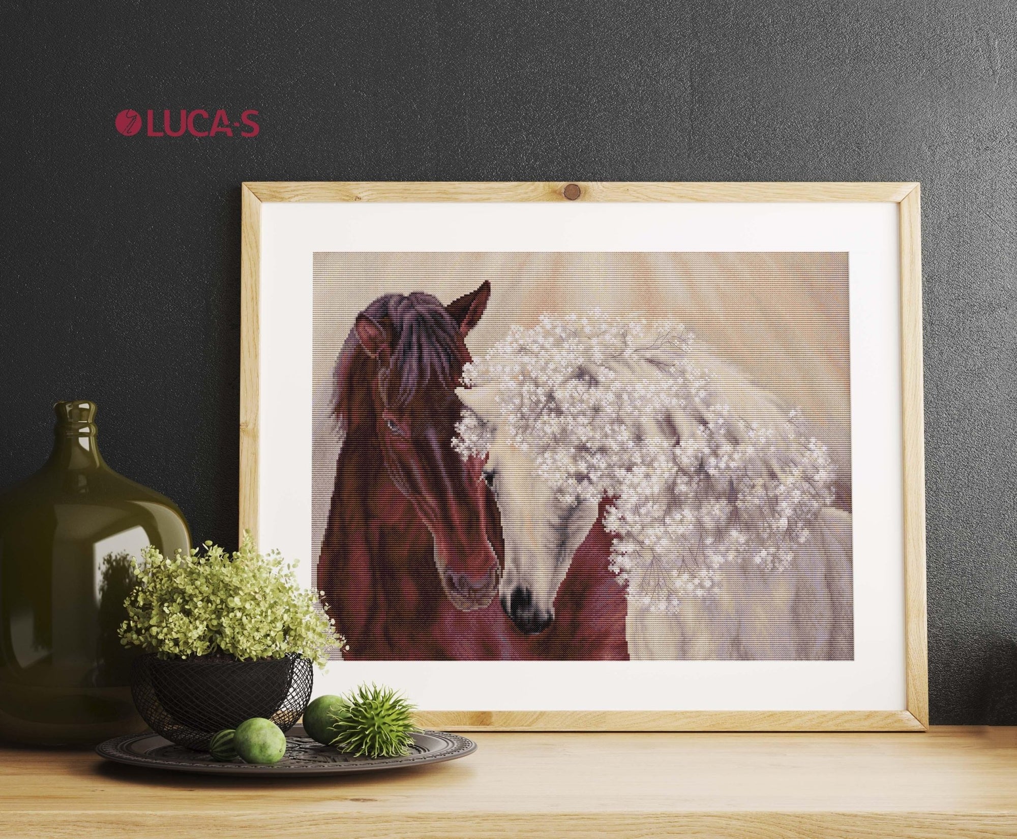 Cross Stitch Kit Luca - S - The Perfect Couple, BU5010 - Luca - S Yarns