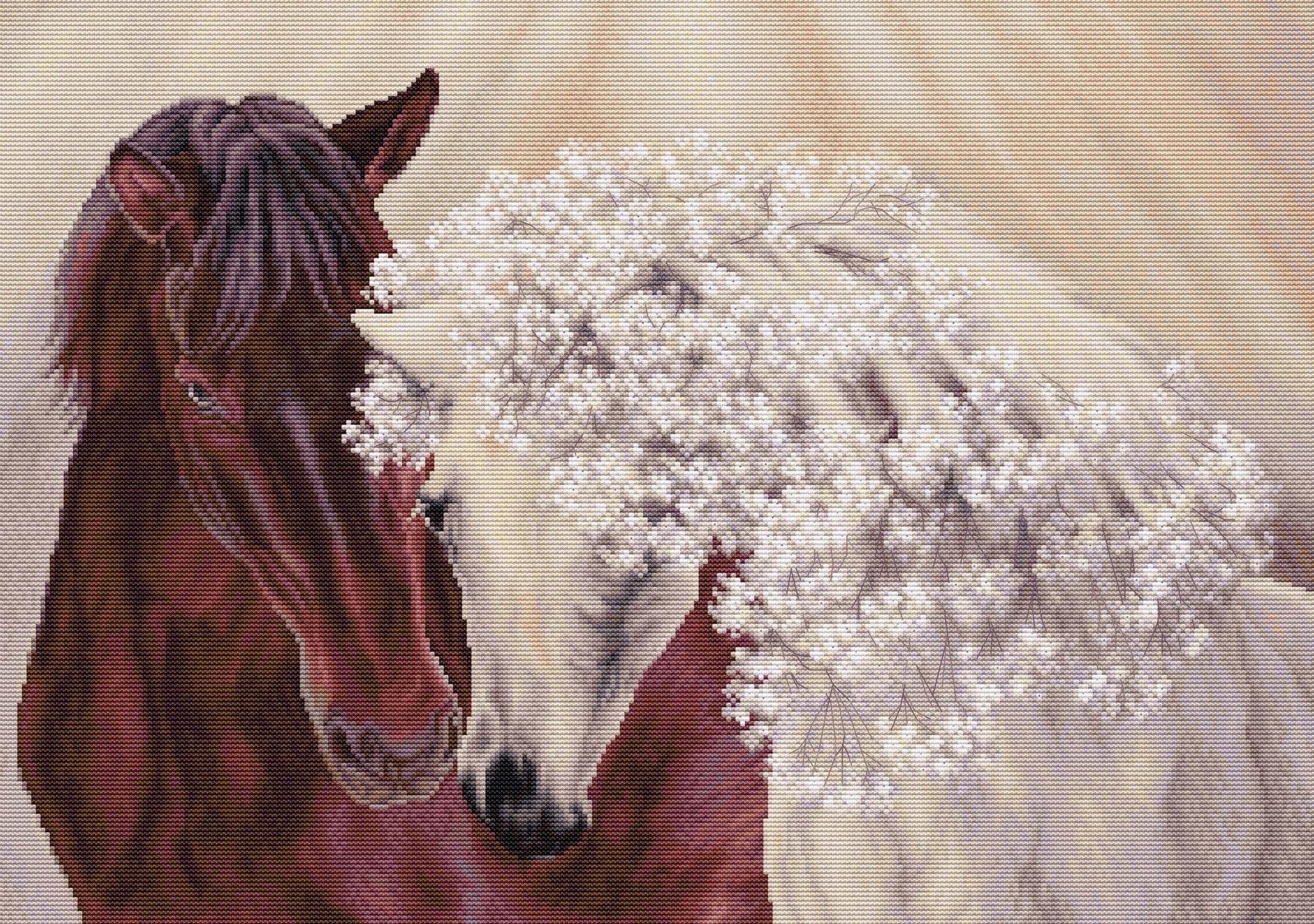Cross Stitch Kit Luca - S - The Perfect Couple, BU5010 - Luca - S Yarns