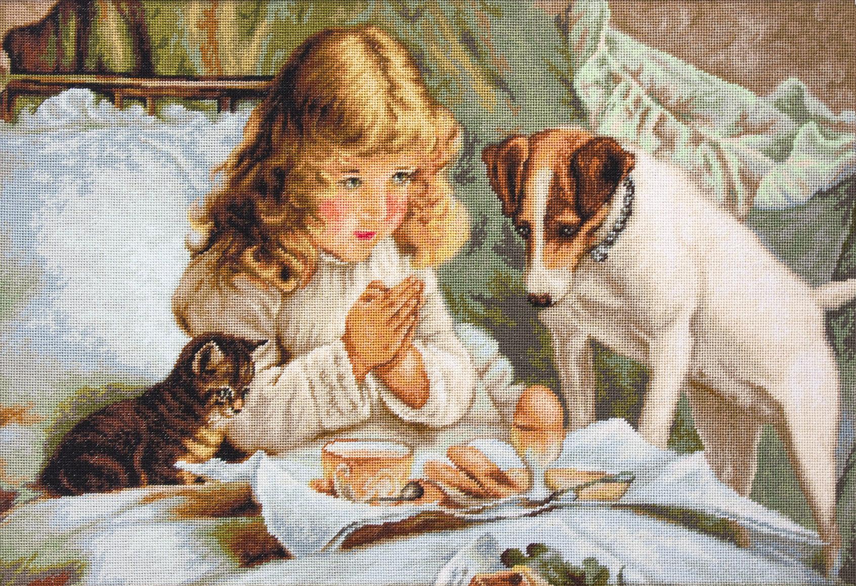 Cross Stitch Kit Luca - S - The Prayer, B557 - Luca - S Yarns