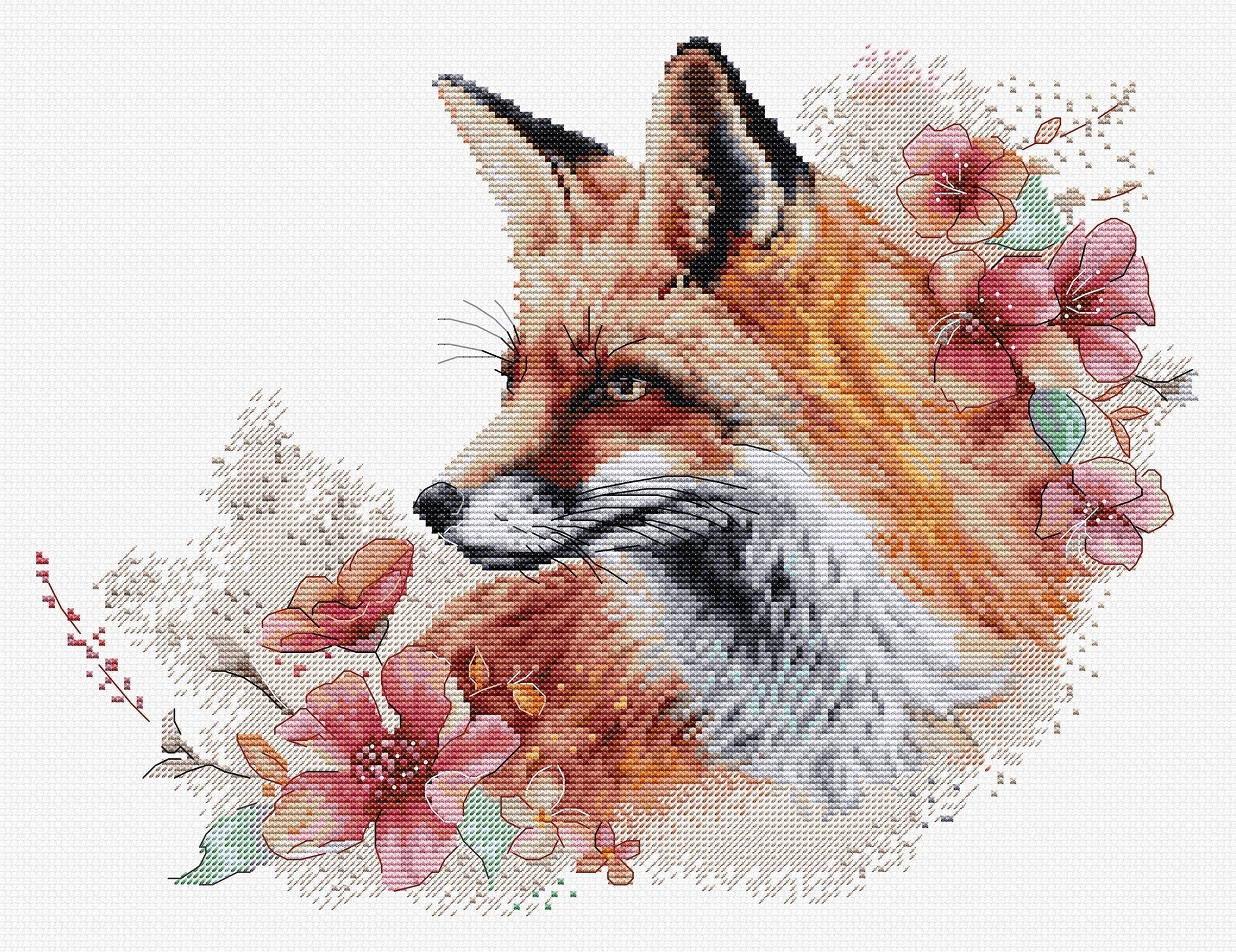 Cross Stitch Kit Luca - S - The Sly Fox, BM3020 - Luca - S Yarns