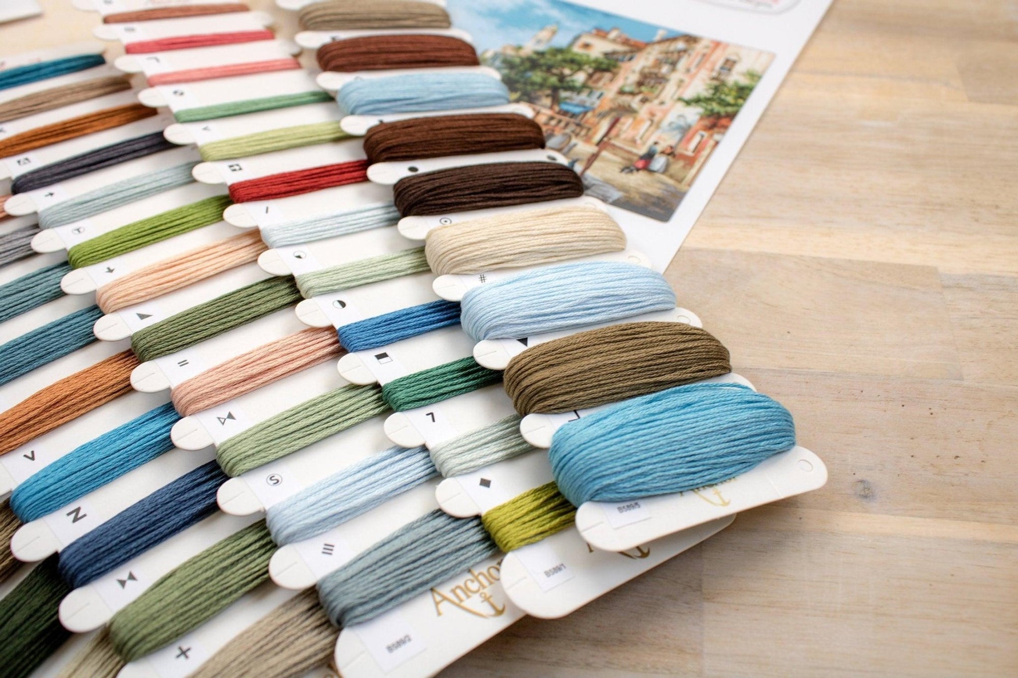 Cross Stitch Kit Luca - S - The streets of San Polo, B589 - Luca - S Yarns