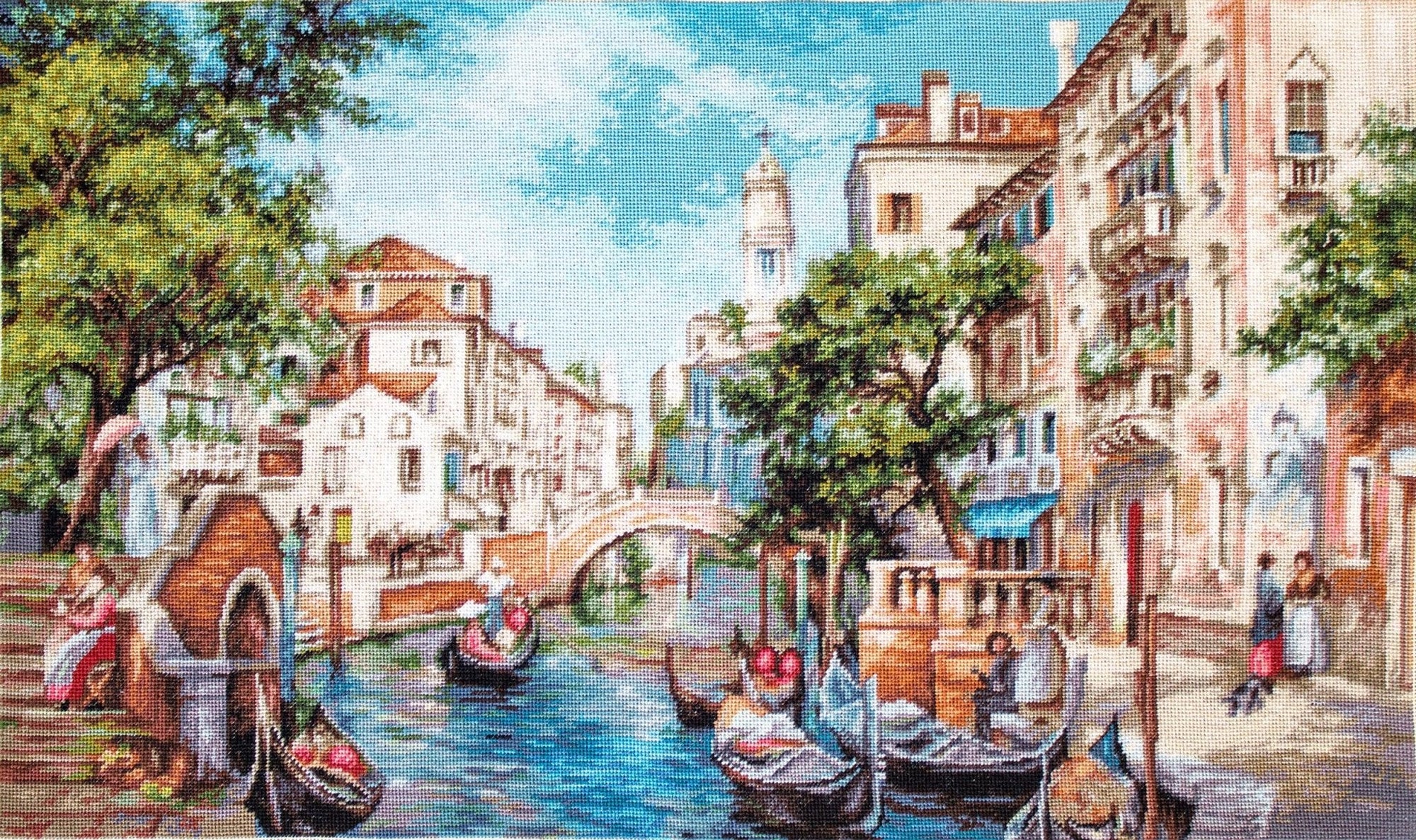 Cross Stitch Kit Luca - S - The streets of San Polo, B589 - Luca - S Yarns