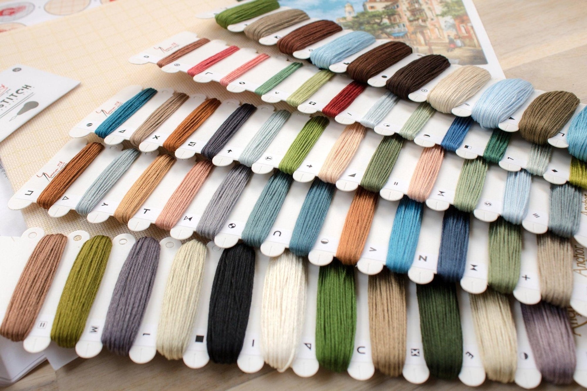 Cross Stitch Kit Luca - S - The streets of San Polo, B589 - Luca - S Yarns