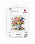 Cross Stitch Kit Luca - S - Tulips Bouquet, B7034 - Luca - S Yarns