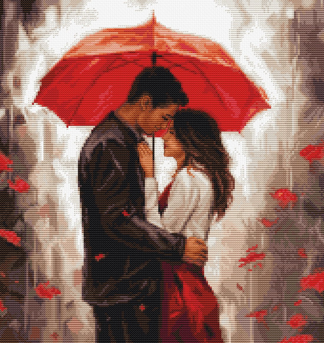 Cross Stitch Kit Luca - S - Under the Umbrella, BU5047 - Luca - S Yarns