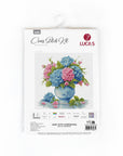 Cross Stitch Kit Luca - S - Vase with Hydrangea, B7033 - Luca - S Yarns