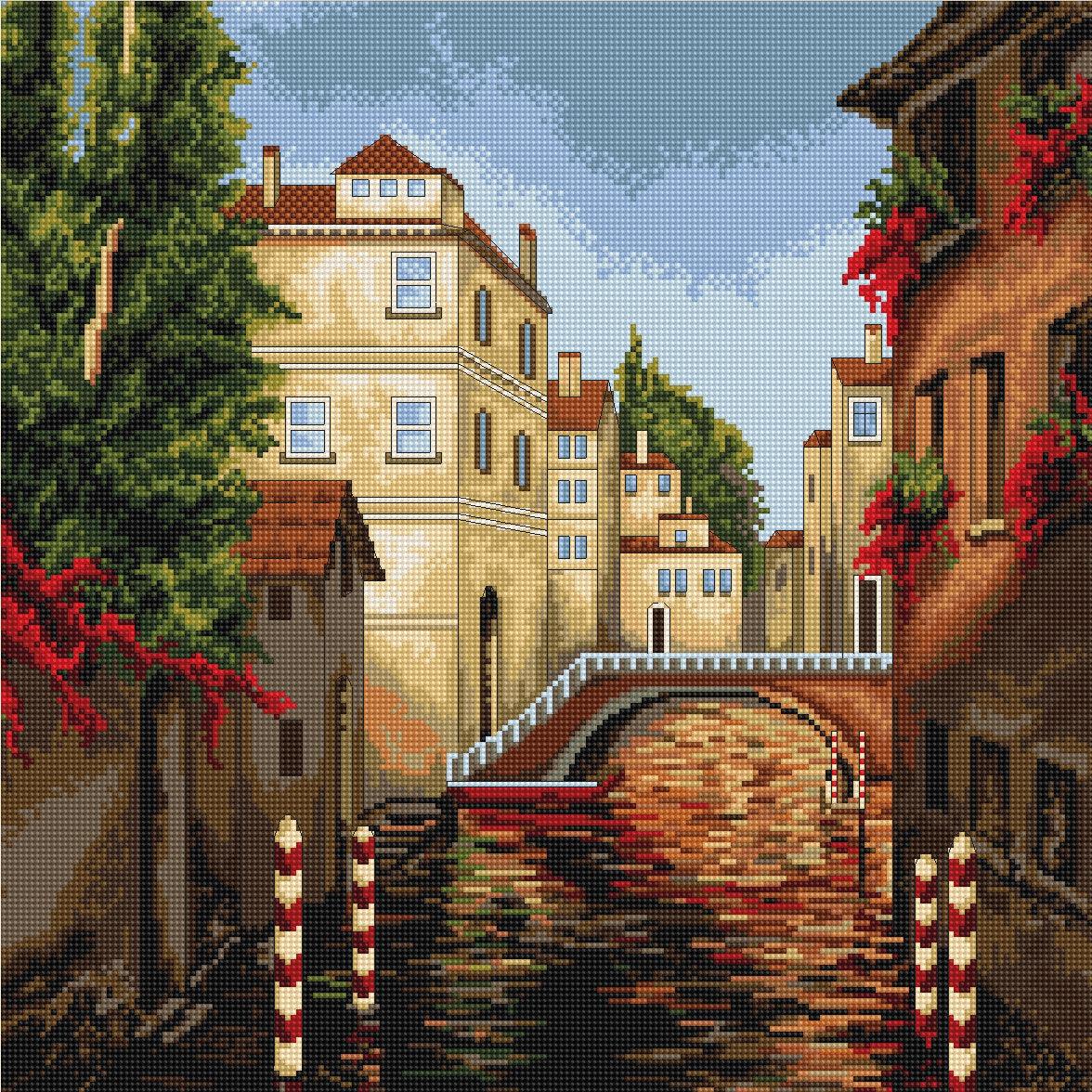 Cross Stitch Kit Luca - S - Venice B202 - Luca - S Yarns