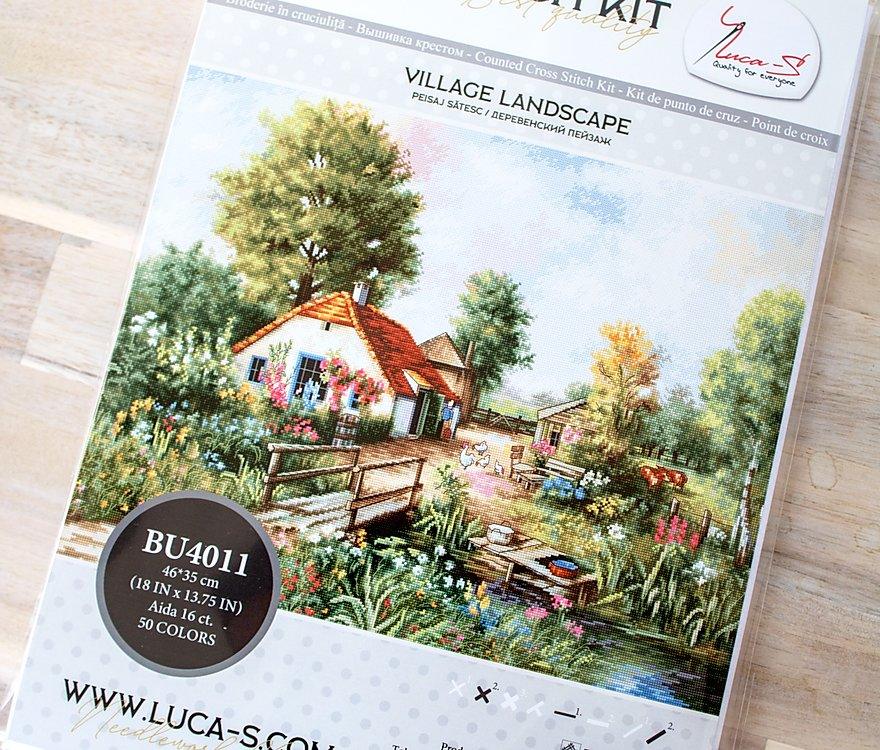 Cross Stitch Kit Luca - S - Village landscape, BU4011 - Luca - S Yarns