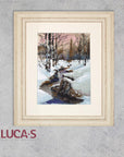 Cross Stitch Kit Luca - S - Winter, B609 - Luca - S Yarns