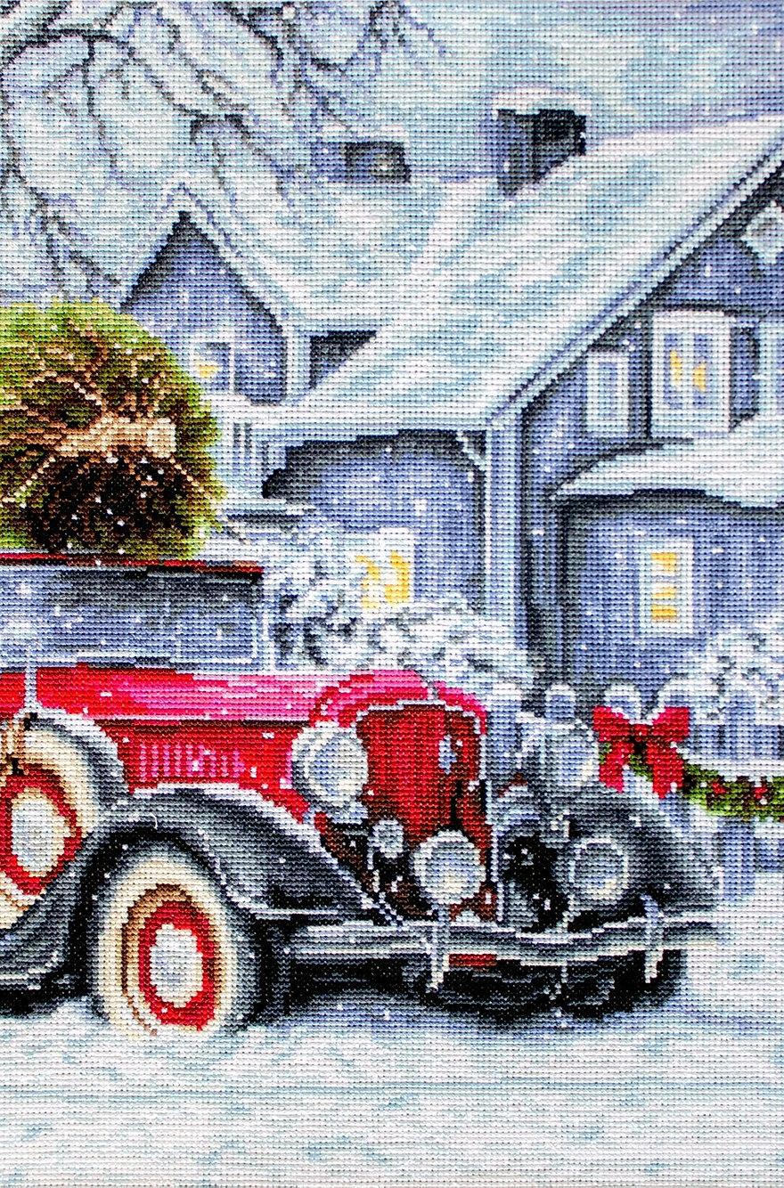 Cross Stitch Kit Luca - S - Winter Holidays, BU4010 - Luca - S Yarns