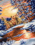 Cross Stitch Kit Luca - S - Winter Landscape, B477 - Luca - S Yarns