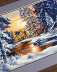 Cross Stitch Kit Luca - S - Winter Landscape, B477 - Luca - S Yarns