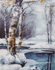 Cross Stitch Kit Luca - S - Winter Landscape, B560 - Luca - S Yarns