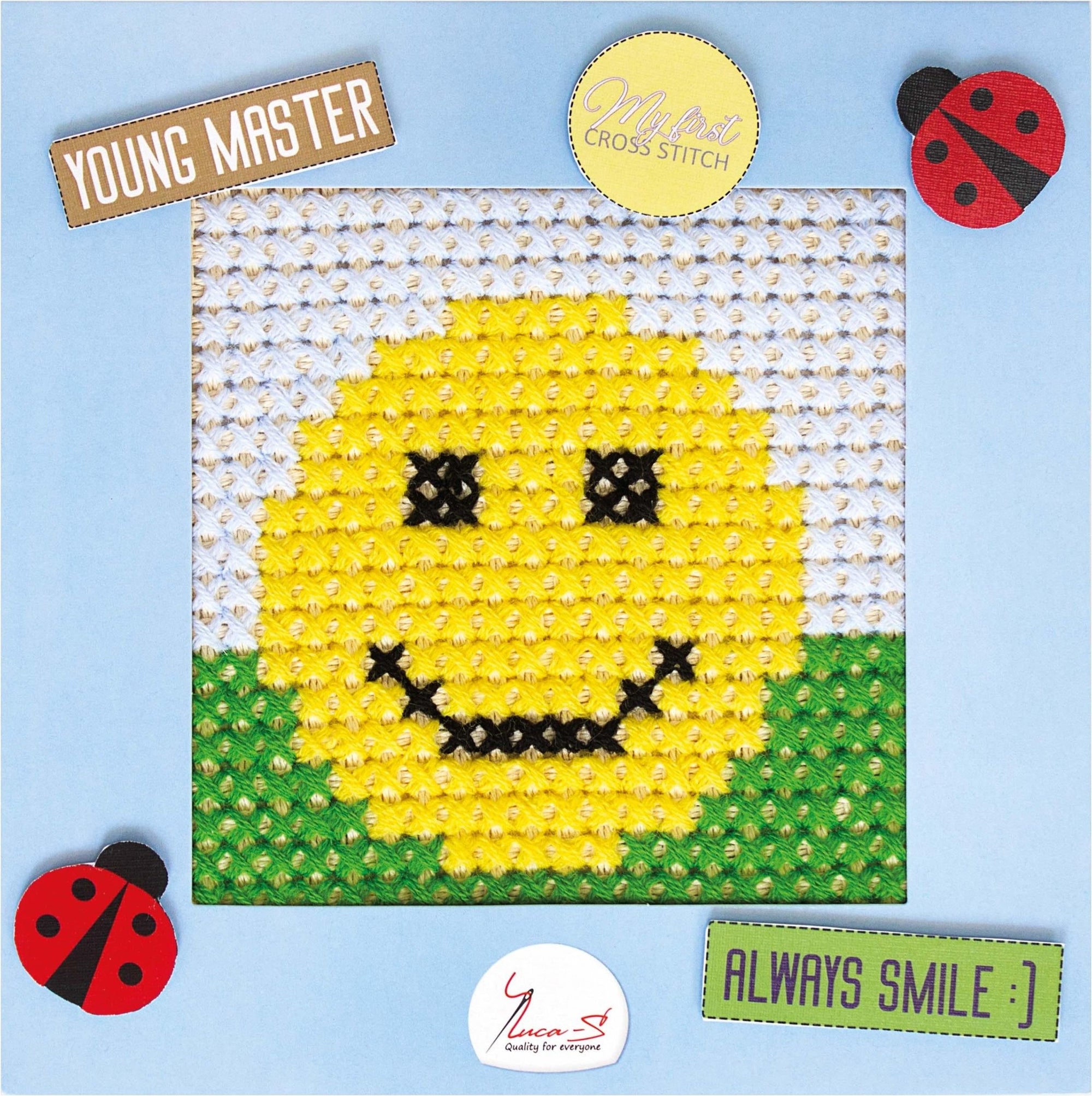 Cross Stitch Kit Luca - S - X01 Smile - Luca - S Yarns