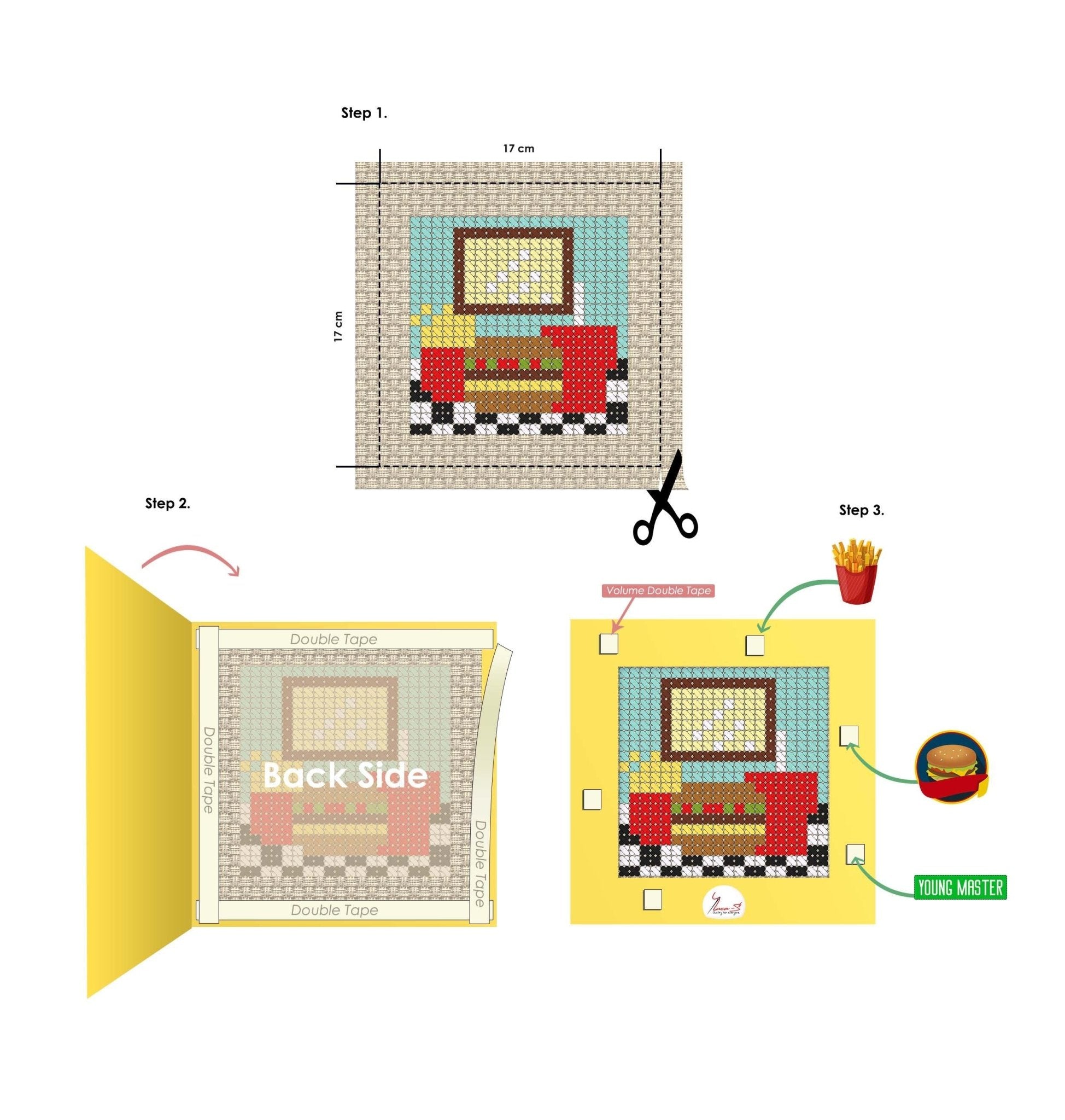 Cross Stitch Kit Luca - S - X02 Mcdonald’s - Luca - S Yarns