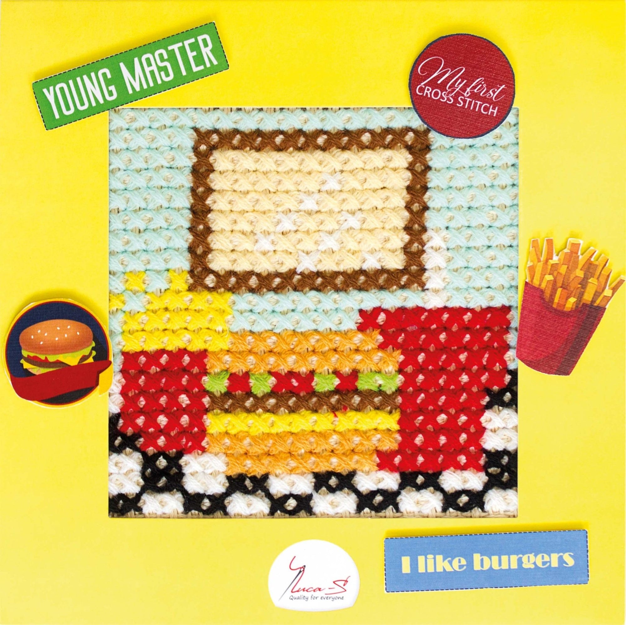 Cross Stitch Kit Luca - S - X02 Mcdonald’s - Luca - S Yarns