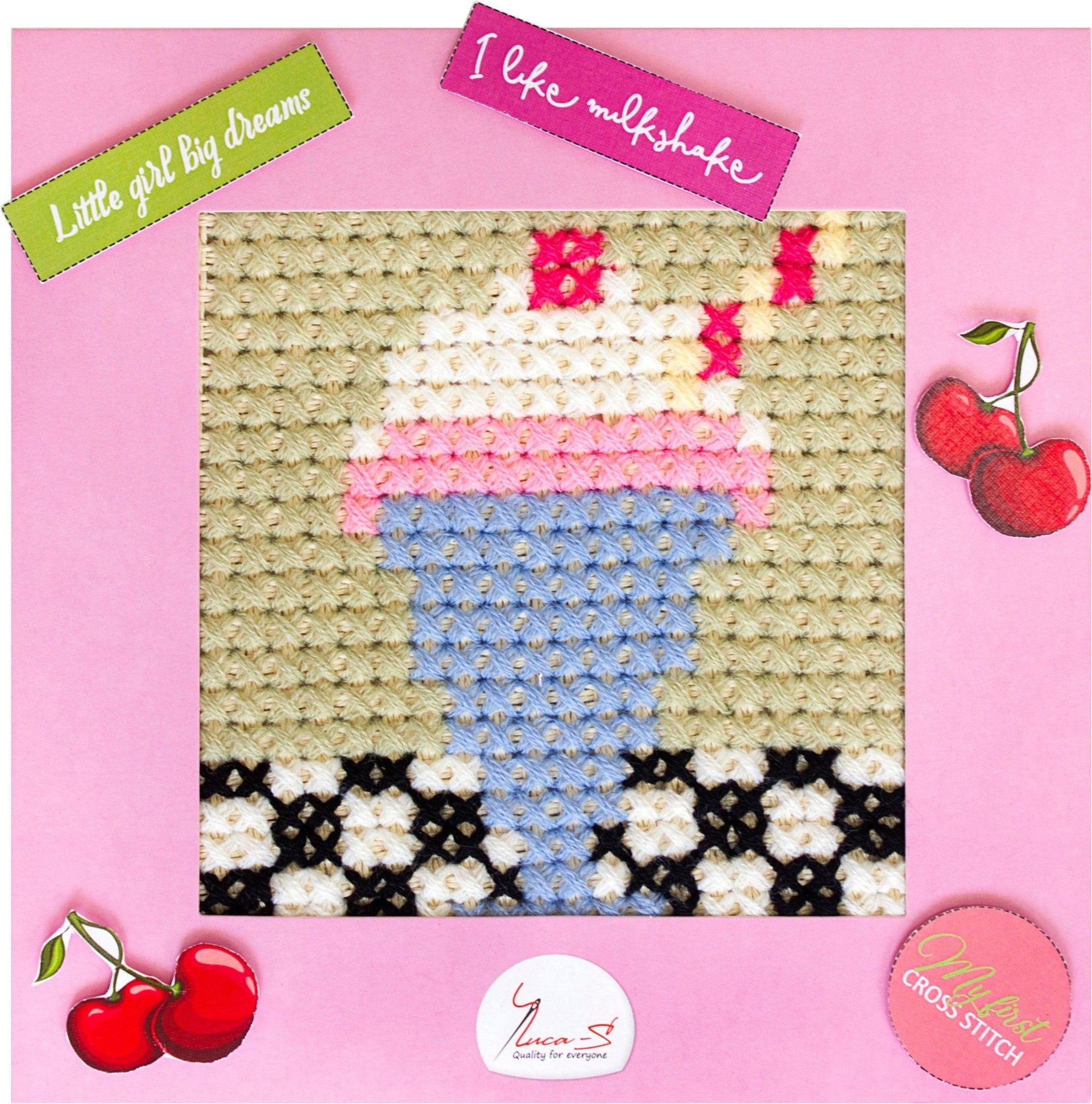 Cross Stitch Kit Luca - S - X07 Milksheik - Luca - S Yarns