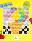 Cross Stitch Kit Luca - S - X12 Ice - cream - Luca - S Yarns