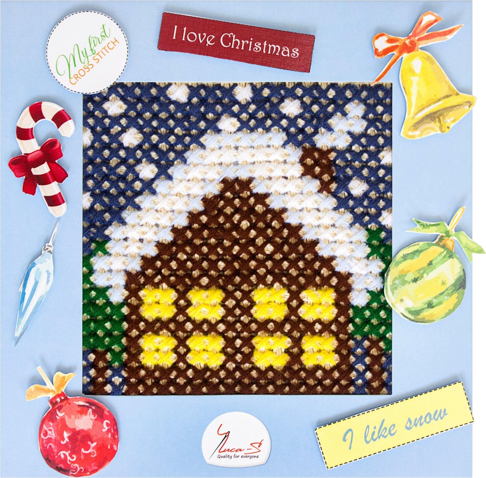 Cross Stitch Kit Luca - S - X13 House - Luca - S Yarns