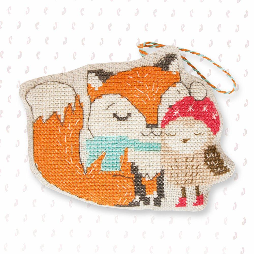 Cross Stitch Kit Toy Luca - S - Fox & Owl, JK009 - Luca - S Yarns