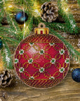 Cross Stitch Kit with Beads on Wood - Luca - S Yarns