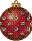 Cross Stitch Kit with Beads on Wood - Luca - S Yarns